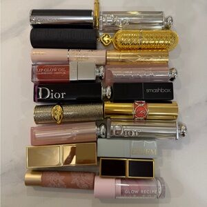Bundle - 20 gently used high end lipsticks / lipbalms / gloss